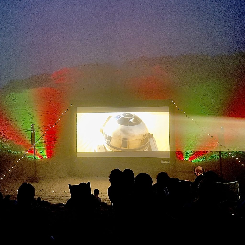 Dynamic Dunescapes popup cinema