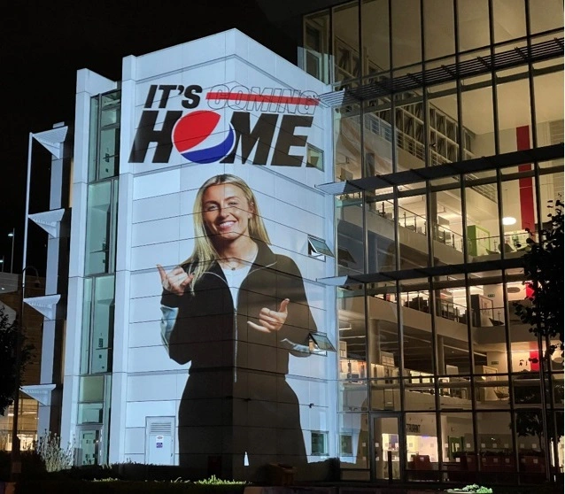 Blackbeam projection bombing 