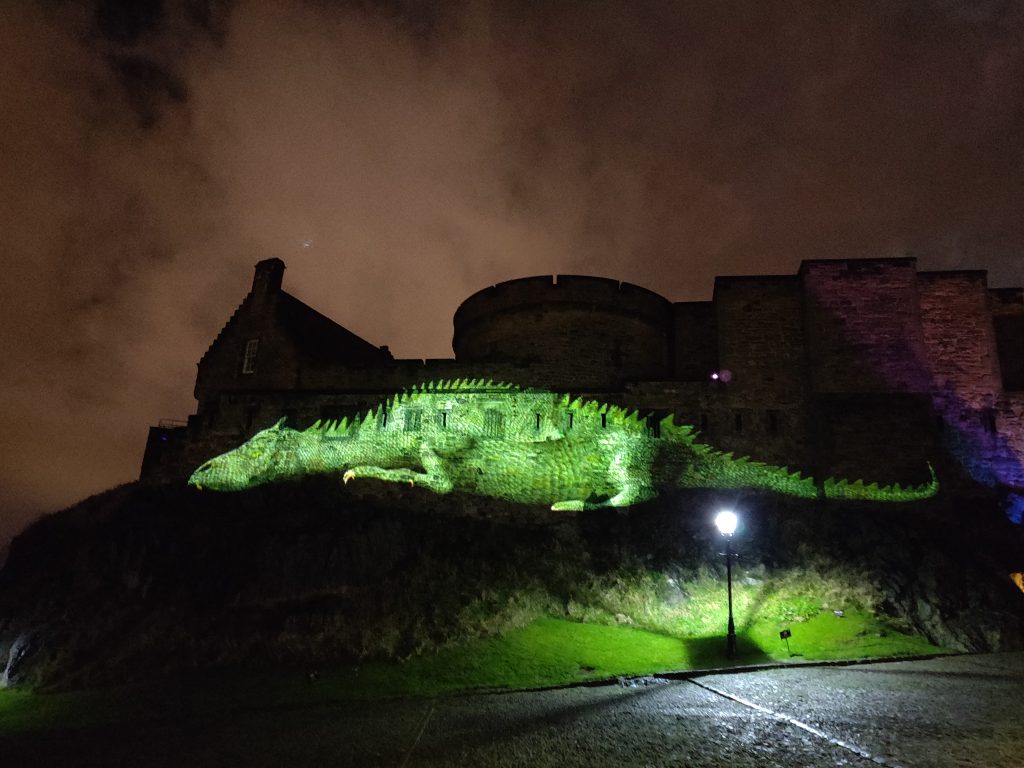 Edinburgh Castle of Light Projection Mapping