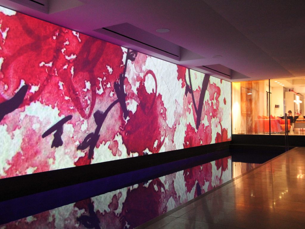 Ultra High Definition Digital Art Projection