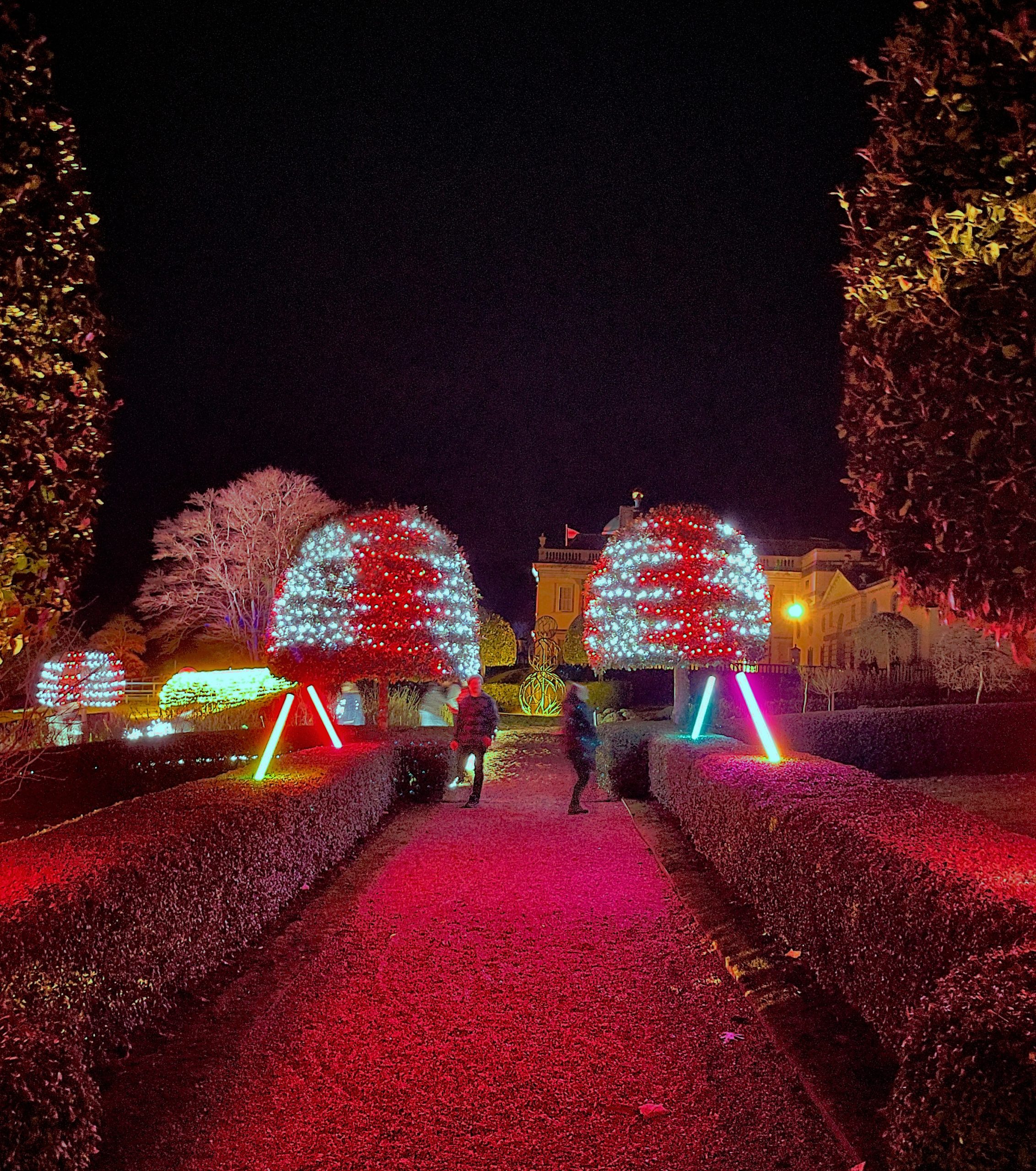 Outdoor illuminated walks, light trails andimmersive projections at Castle Hill