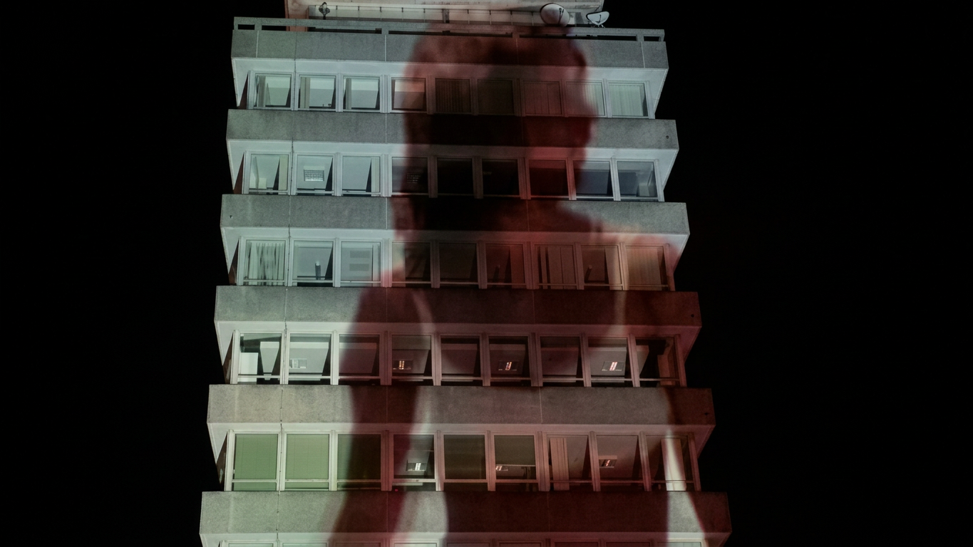 mapping-showreel1-1_mp4_std.original Shadow of a person projected onto a multi-story building at night